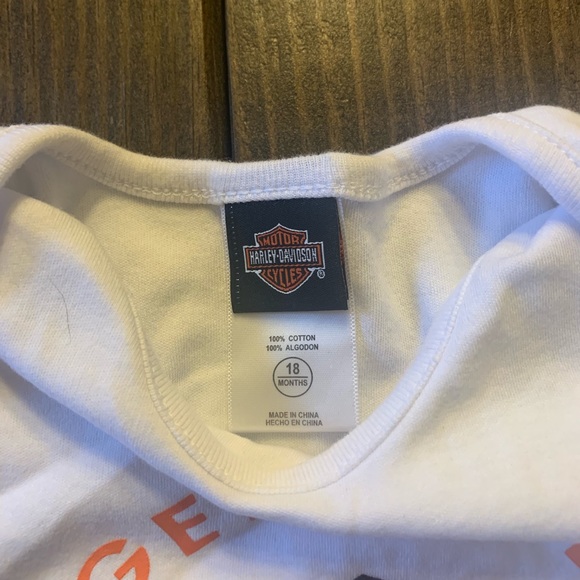 18m Haley Davidson onesie - Picture 2 of 3
